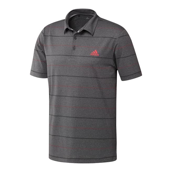 Adidas Golf Men's Grey/Coral Ultimate 365 Polo