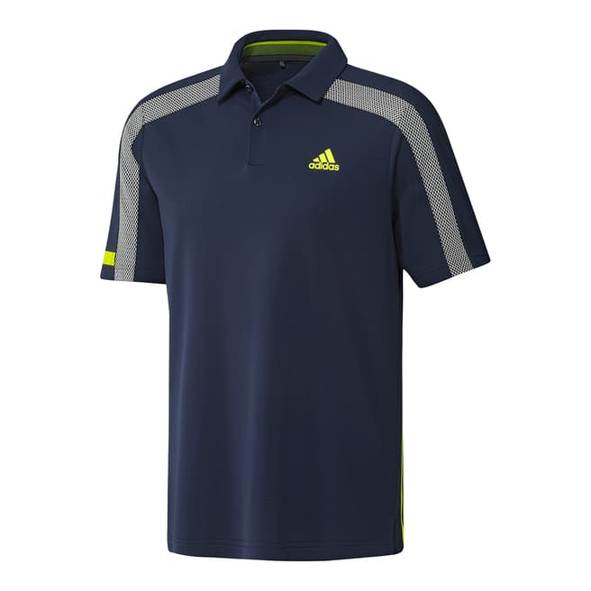 Adidas Golf Men's Navy Sport Heat Ready Polo