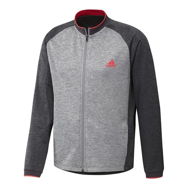 Adidas Golf Men's Grey Midweight Full Zip Jacket