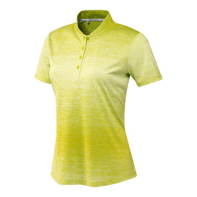 Adidas Golf Women's Yellow Gradient Polo