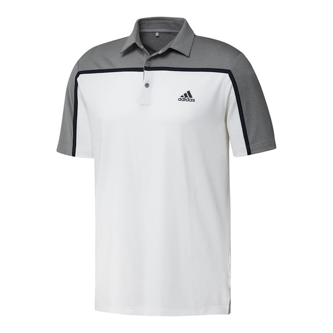 Adidas Golf Men's White/Navy Ultimate 365 Polo