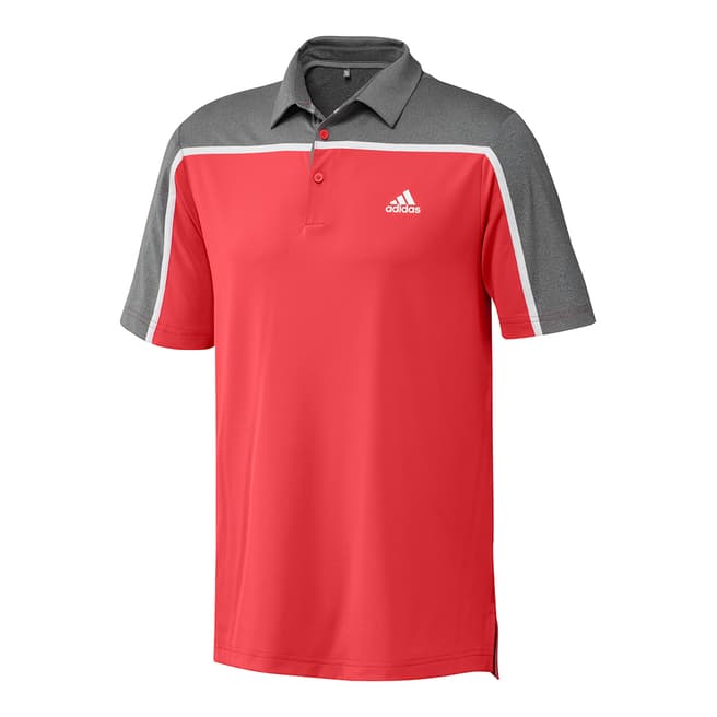 Adidas Golf Men's Coral/Grey Ultimate 365 Polo