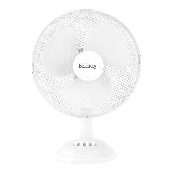 Beldray Oscillating Desk Fan, 30.5cm