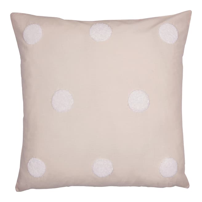 N°· Eleven Dot Garden 43x43cm Cushion, Pink/White