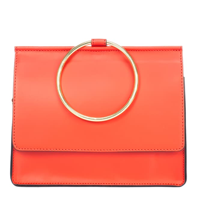 Giorgio Costa Red Leather Top Handle Bag