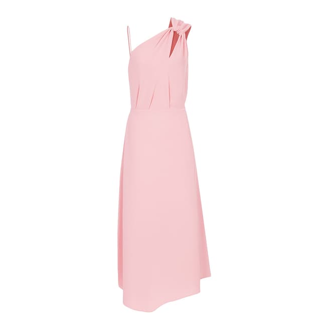 Reiss Pink Delilah Plain Strappy Dress