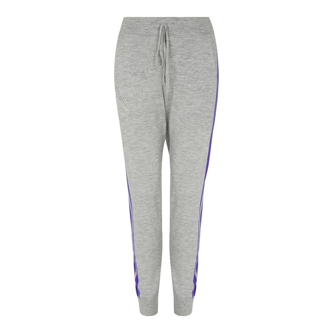 Amanda Wakeley Grey Cashmere Fitted Joggers