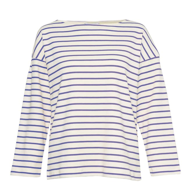 Great Plains Navy/Red Monroe Striped Top