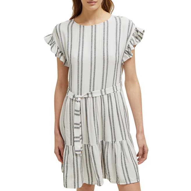 Great Plains White/Navy Sahara Stripe Dress