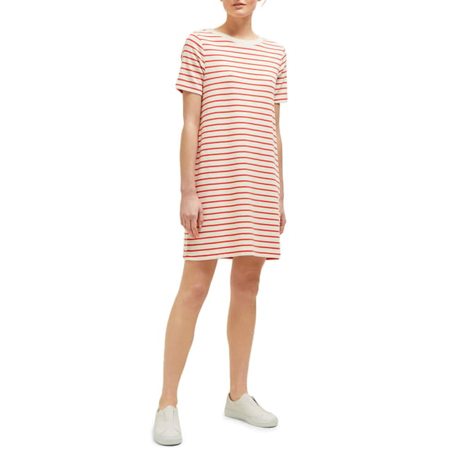 Great Plains Cream/Red Monrow Stripe Dress