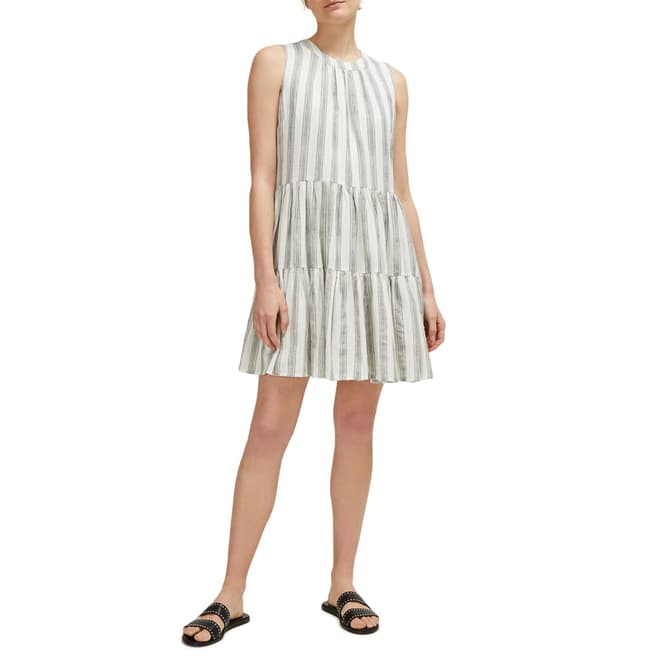 Great Plains White Hollywood Striped Dress