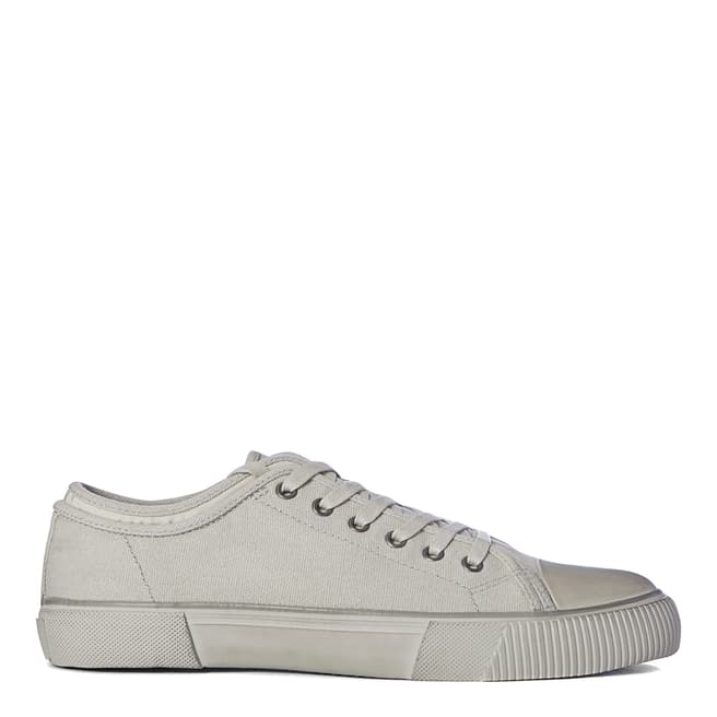 AllSaints Chalk Rigg Canvas Low Top Trainers