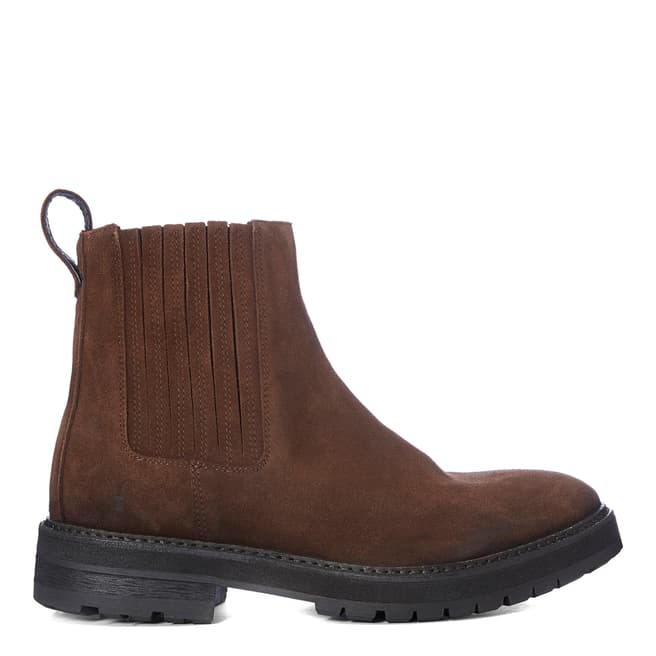 AllSaints Bitter Chocolate Noble Suede Chelsea Boots