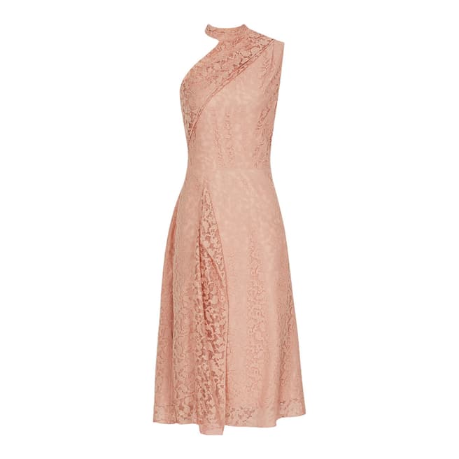 Reiss Pink Stephie Lace Dress