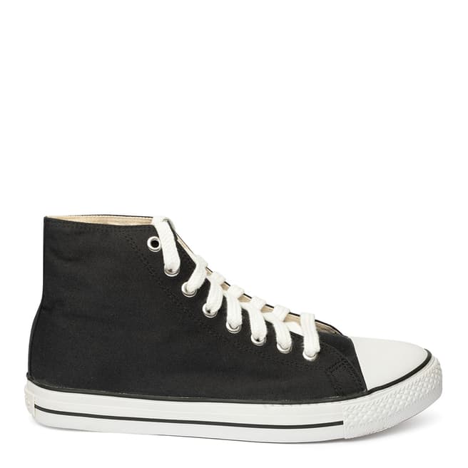Ethletic Black White Sole Eth High Top Trainers