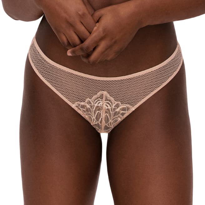Noelle Wolf Nude Soul Lace Thong
