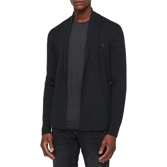 AllSaints Black  Mode Wool Cardigan