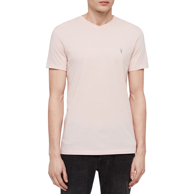 AllSaints Light Pink Tonic Cotton T-Shirt