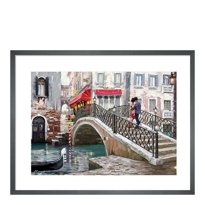 Richard Macneil Venice Bridge 60x80cm Framed Print 