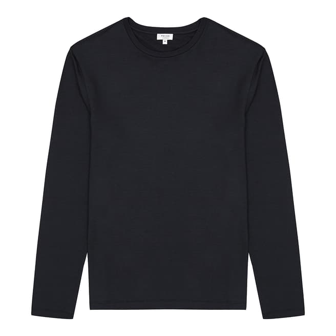 Reiss Charcoal Armstrong Jersey Top