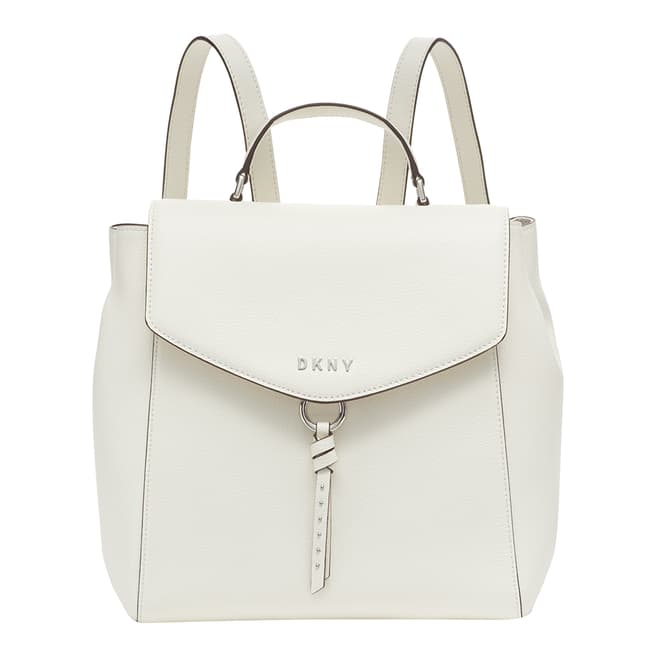 DKNY White Lola Backpack