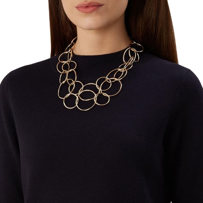 Hobbs London Gold Tone Anna Necklace
