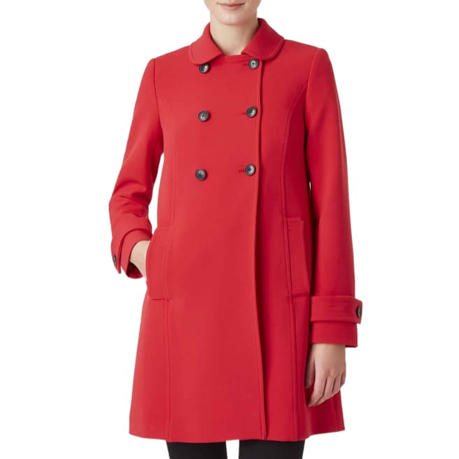 Hobbs London Red Adrienne Coat