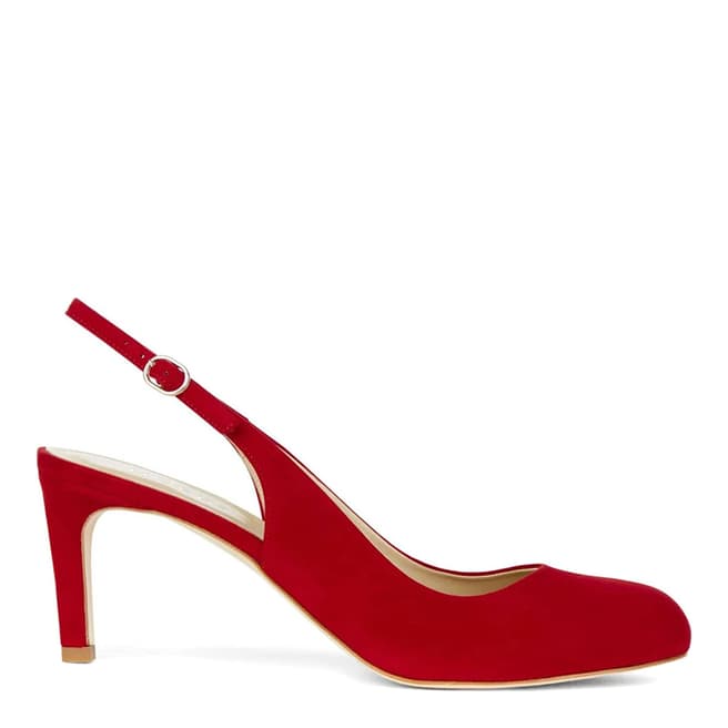 Hobbs London Scarlet Red Sophia Slingback Heeled Shoes
