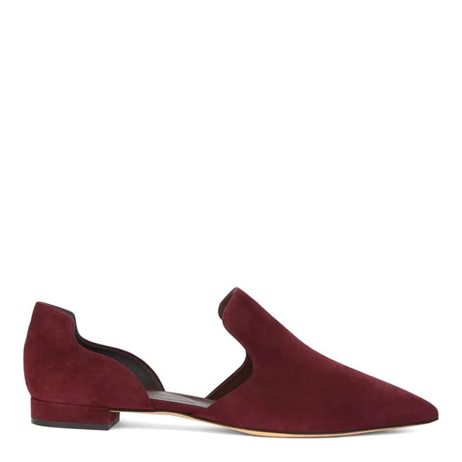 Hobbs London Mulberry Lucinda Suede Flats