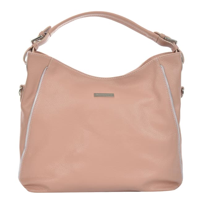 Mangotti Bags Pink Leather Shoulder Bag
