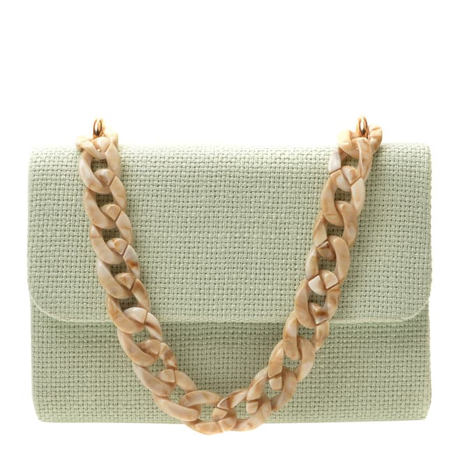 Mangotti Bags Green Top Handle Bag