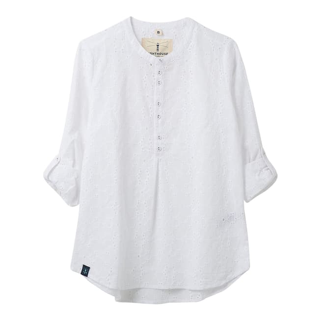 Lighthouse Clothing White Bayside Shirt