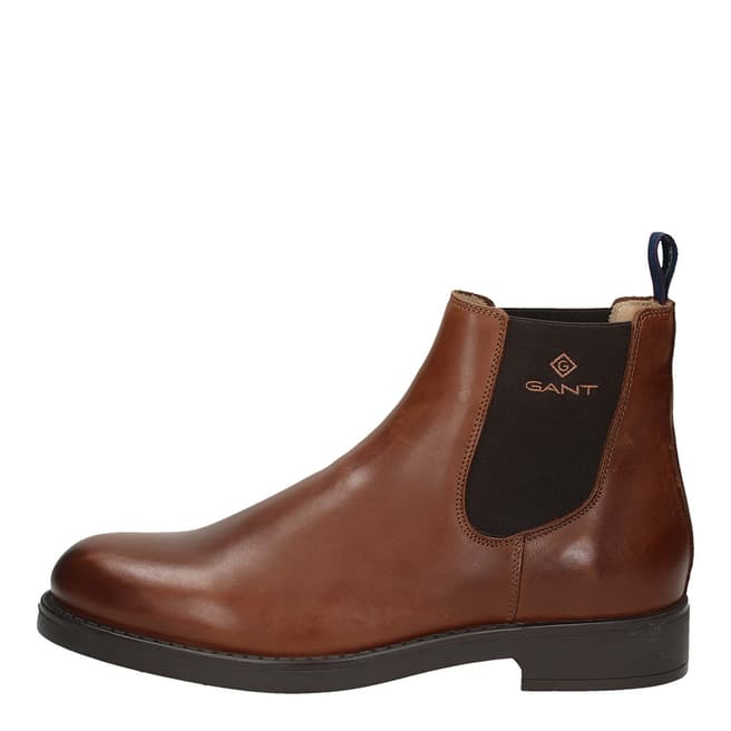 Gant Cognac Oscar Leather Chelsea Boot