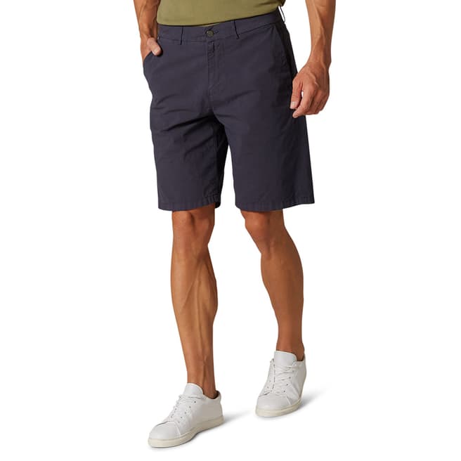 7 For All Mankind Navy Weightless Clean Stretch Shorts