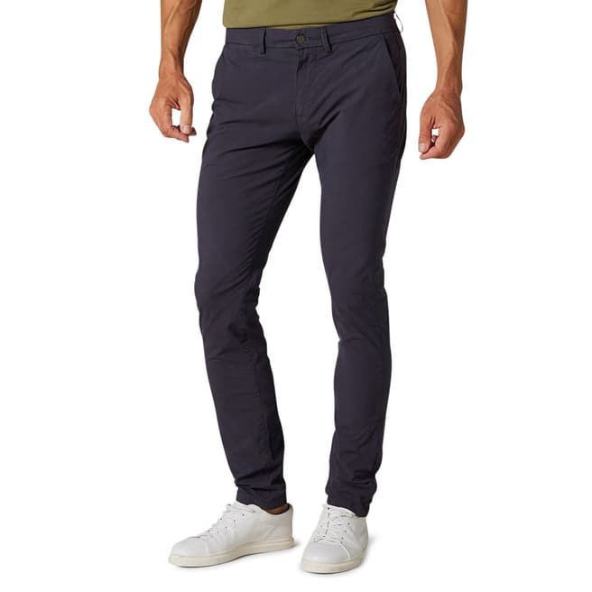 7 For All Mankind Navy Weightless Ronnie Stretch Chinos