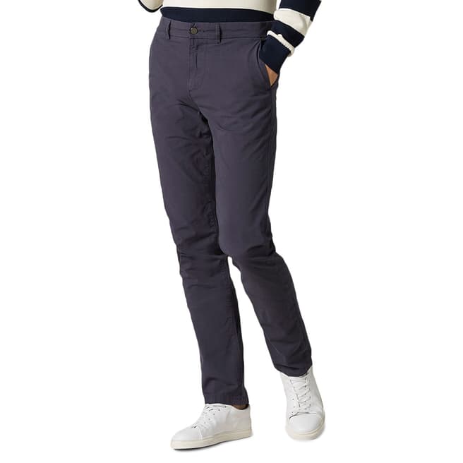 7 For All Mankind Navy Slimmy Weightless Stretch Chinos