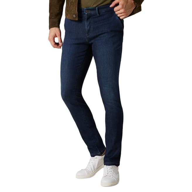 7 For All Mankind Navy Ronnie Slim Stretch Chinos