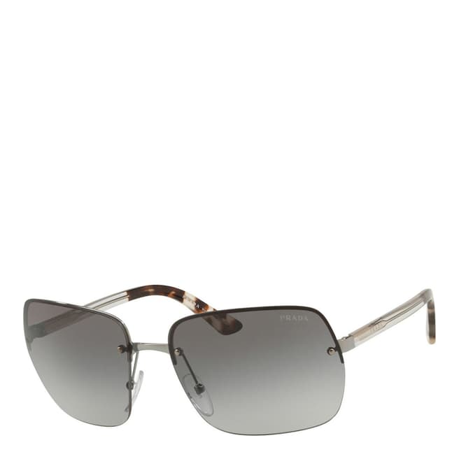 Prada Women's Gun Metal/Grey Gradient Prada Sunglasses 62mm