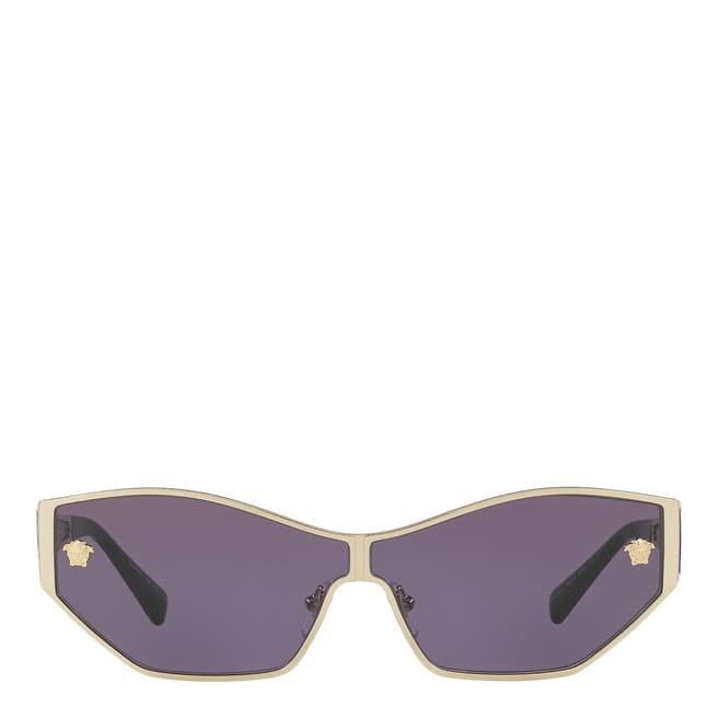 Versace Women's Pale Gold/Violet Versace Sunglasses 67mm