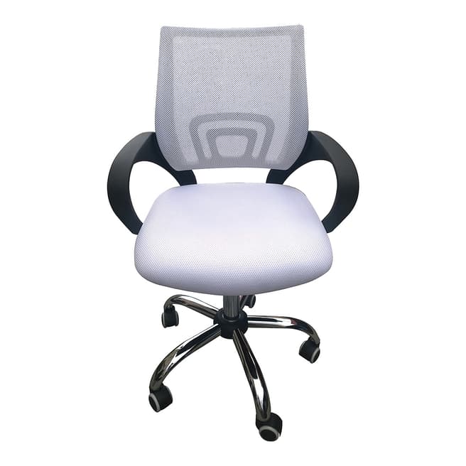 Furniture Interiors Tate Mesh Back Office Chair White
