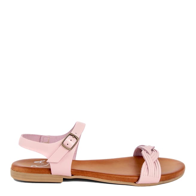 Alissa Shoes Pink Single Strap Twining Sandal