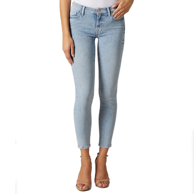 7 For All Mankind Light Blue Illusion Skinny Stretch Jeans
