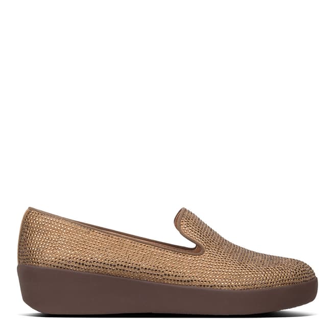 FitFlop Bronze Audrey Shimmercrystal Loafers