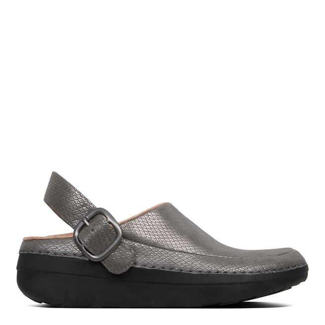 FitFlop Grey Gogh Pro Superlight Shimmersnake Clogs