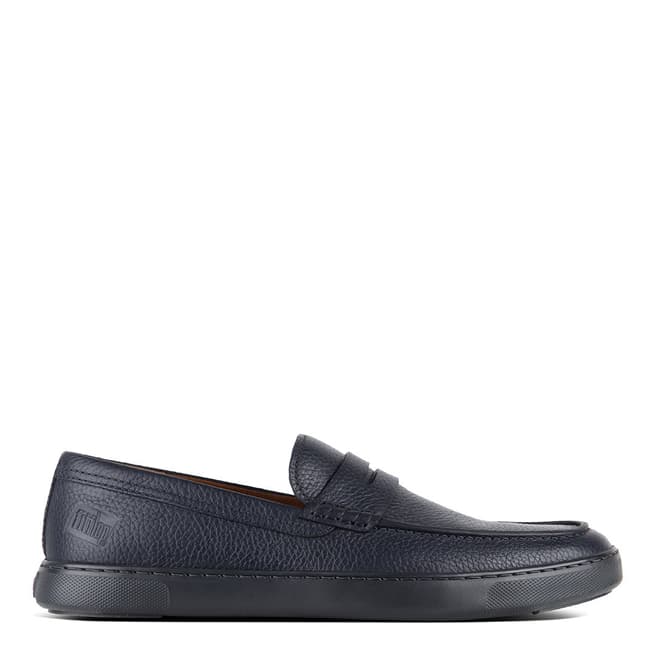 FitFlop Navy Boston Leather Loafers