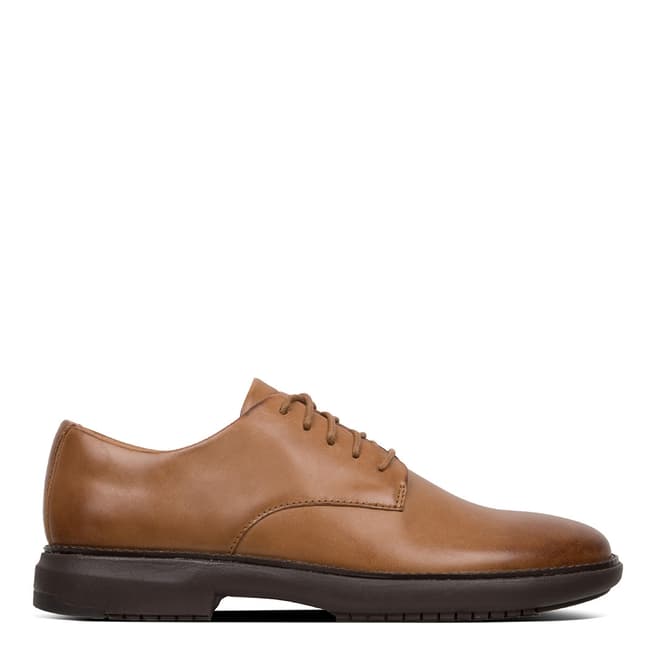 FitFlop Light Tan Henri Leather Oxford Shoes
