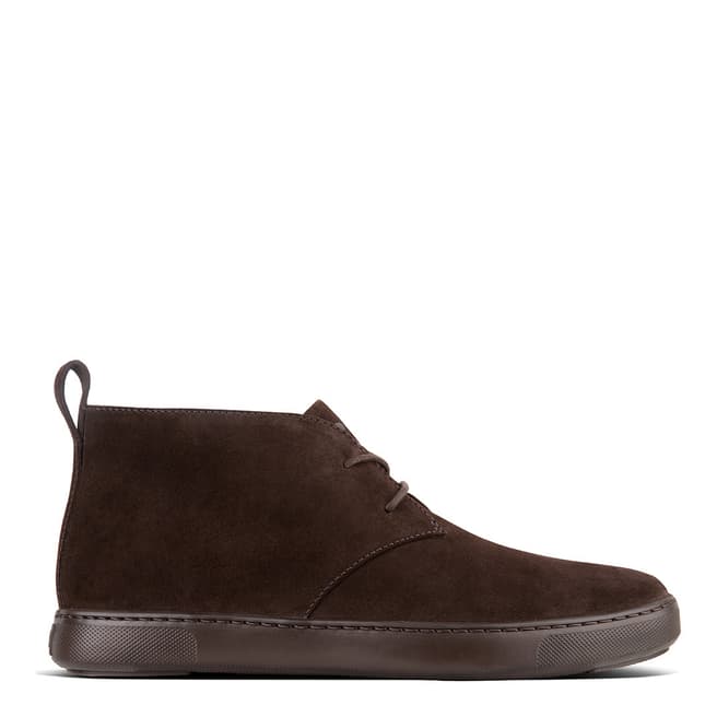 FitFlop Chocolate Zackery Suede Desert  Boots