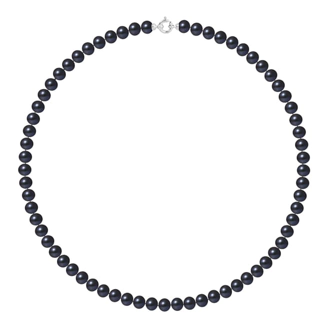 Mitzuko Black Tahiti Pearl Necklace 8-9mm