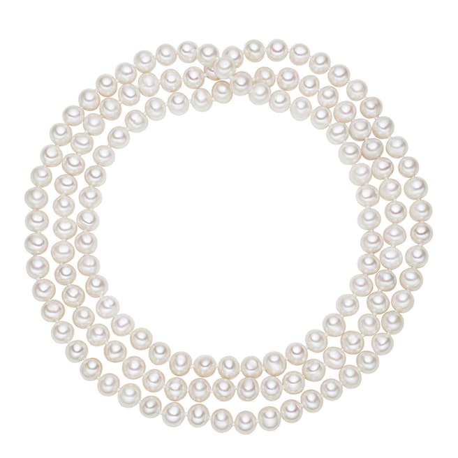 The Pacific Pearl Company White Pearl Necklace