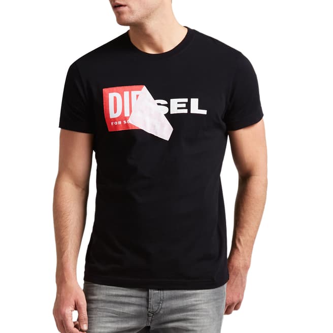 Diesel Black Diego Cotton T-Shirt